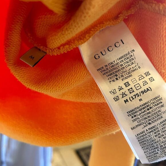 Men’s Gucci, X, the north face heavyweight, cotton sweatshirt size medium Italy - Picture 7 of 7